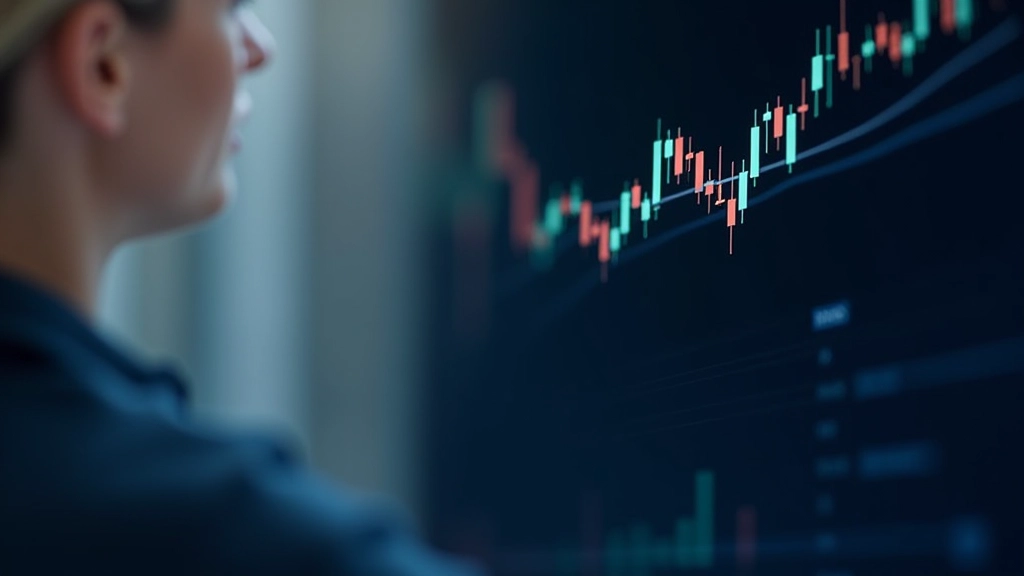Candlestick chart showing support level with multiple price bounces at the same level